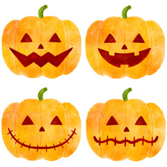ハロウィンのかぼちゃのイラスト