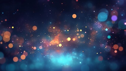 抽象的でノスタルジックな光のぼけ