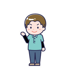 児童支援員／ななめ／男性 12