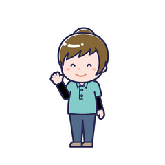 児童支援員／ななめ／女性 10