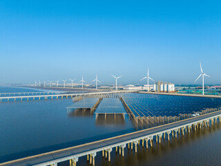 Offshore Solar Panels and Wind Turbines 