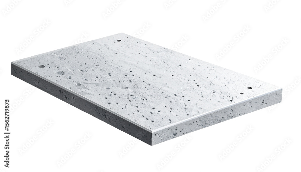 Aufkleber concrete slab icon - single rectangular slab with slight texture