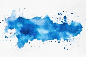 Obraz premium Abstract watercolor wash with splatters (1)