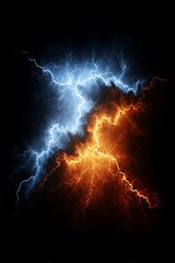 Clash of opposing forces