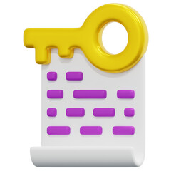 3D Keyword Report Icon