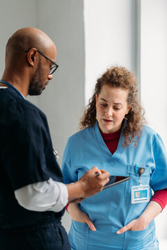 Doctor and intern