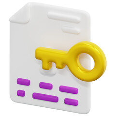 3D Document Icon