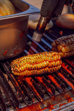 Grilled Peruvian corn