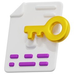 3D Document Icon
