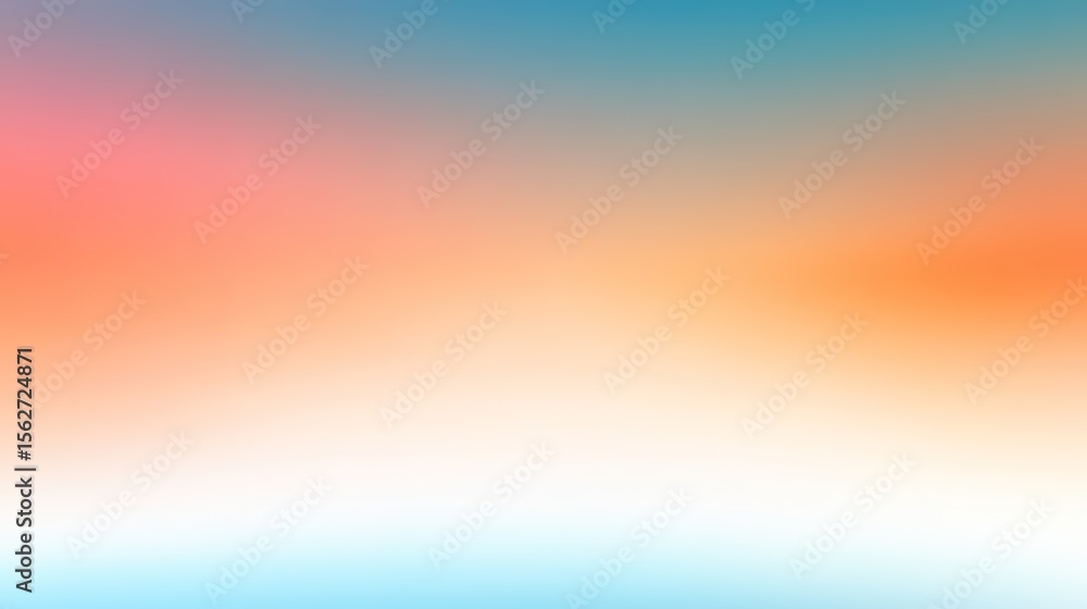 Poster soft gradient background with warm colors for artistic projects