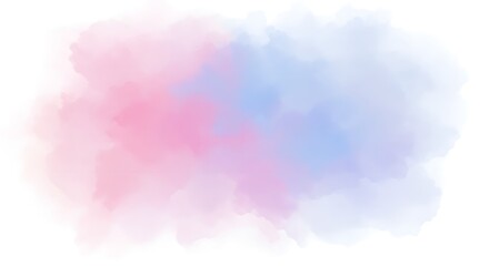 Soft Pastel Watercolor Wash: Pink, Purple, and Blue Gradient Abstract.