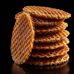 Traditional Dutch Caramel Waffle Cookie