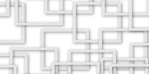 background with squares. Abstract white background. Minimal geometric white, Abstract background with white and gray and geometric style with simple lines and corners. 