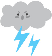 천둥 번개 먹구름