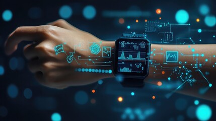 Personal Health Monitoring Systems utilizing wearable devices and AI to monitor key health metrics offering real-time health data and insights for proactive health management and wellness