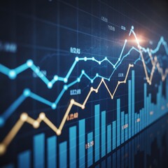 Financial market data analysis financial charts stock market