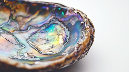 Close-up iridescent shell