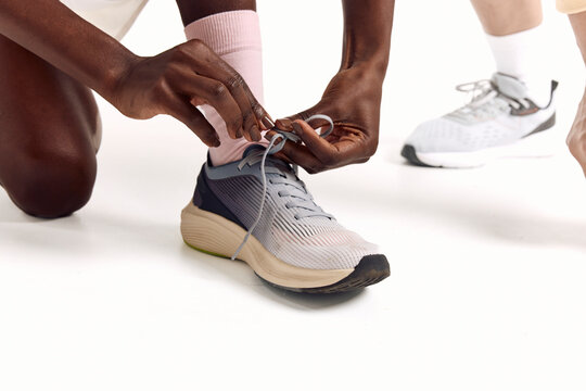 Athletes get ready for training