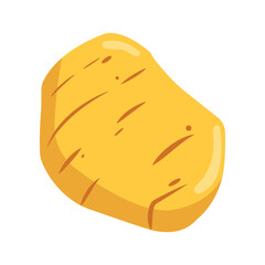 Potato illustration isolated on a simple background