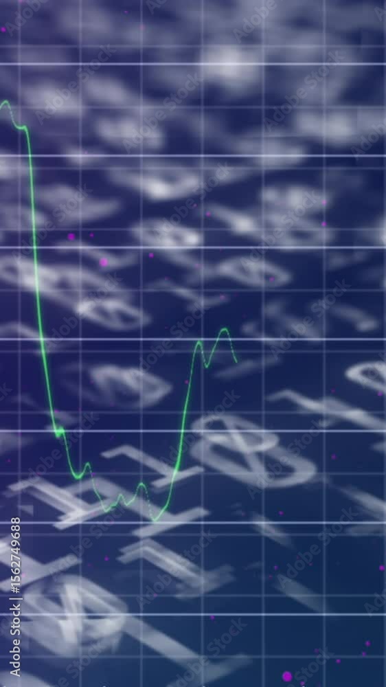 Poster animation of financial data processing