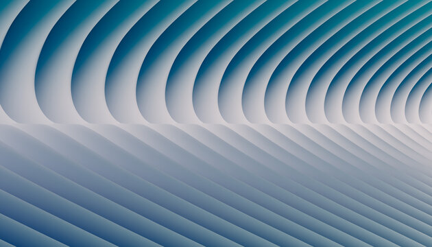 Abstract Blue and Green Wave Patterned Background Design