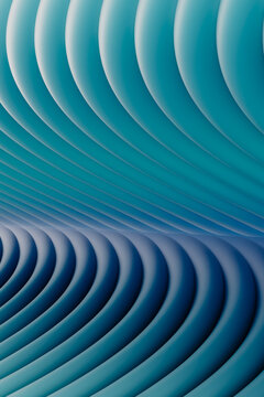 Abstract Blue and Green Wave Patterned Background Design