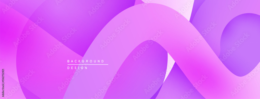 Poster Abstract background features flowing purple, pink gradients. Soft shapes create dynamic visual texture. Minimalist design, modern aesthetic.