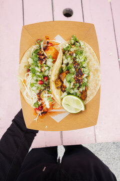 Tacos with Salsa Macha 