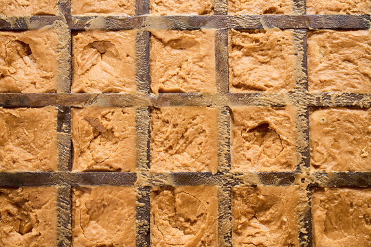 Sugar cane syrup drying in wooden molds