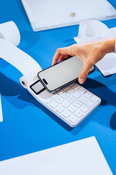 Phone contactless POS terminal payment