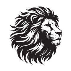 lion head vector illustration