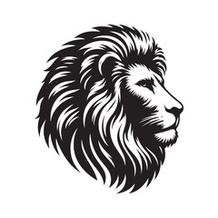 lion head vector