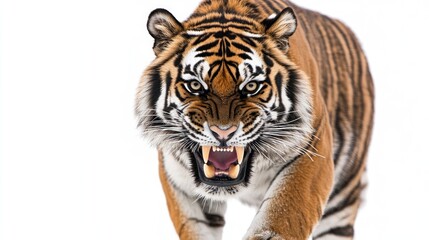 Fototapeta premium Tiger portrait, fierce stare