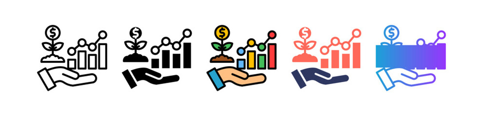 Invesment multiple icon