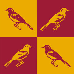 Orioles Birds Maryland Perfect for Apparel, Sticker, etc