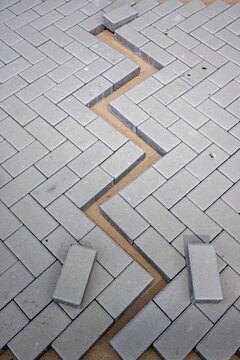 Sidewalk construction