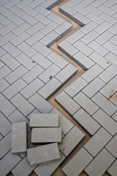 Sidewalk construction