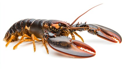 Lobster on white background 