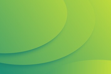 Vibrant green abstract background with soft curves and gradients, ideal for corporate designs, environmental themes, and contemporary graphic projects.