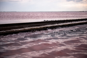 railway in the morning