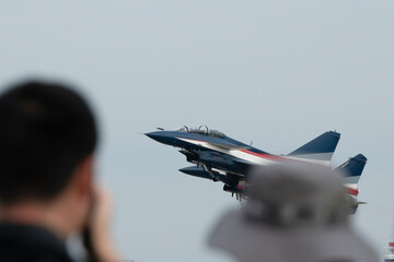 Faceless people get to see the military's fighter jets