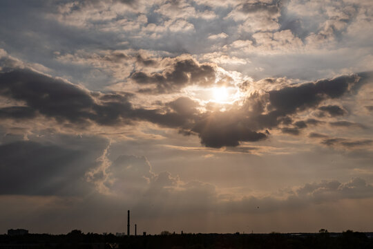 Sky at sunset