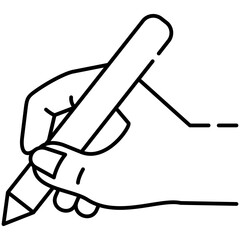 hand writing icon