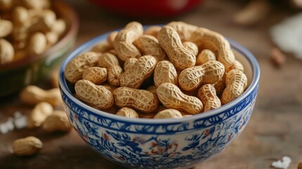 A Bowl of Roasted Peanuts