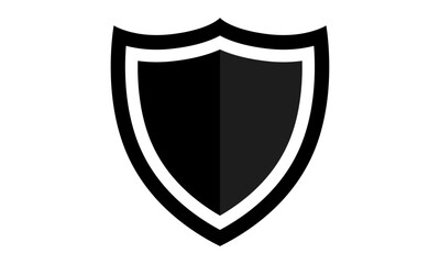 Collection of shield silhouettes vector