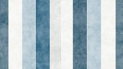 Blue Vertical Striped Pattern on White Background for Modern Design and Interior Decor