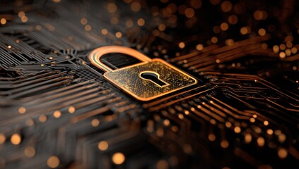 Circuit board with a lock