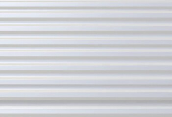 Seamless pattern of horizontal white lines on gray metallic siding, roof, background