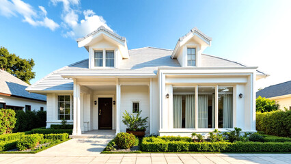 Fototapeta premium Single-Family Home, Townhouse, Condo, Apartment – Find Your Home 