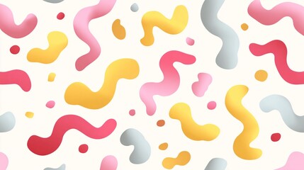 Modern design studio colorful patterns and dynamic abstract shapes in digital art